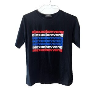 Alexander Wang Alexaobevvong Black Men's T-Shirt Size Small
